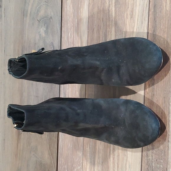 Kate Spade Women Fashion Comfort Ankle Suede Booties heels shoes sz 9.5M - Picture 3 of 14